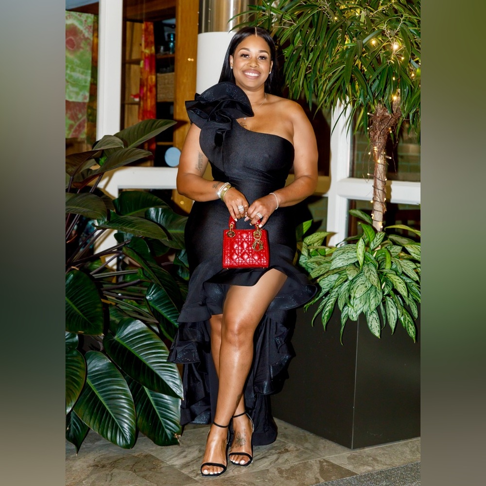Sexy black dress